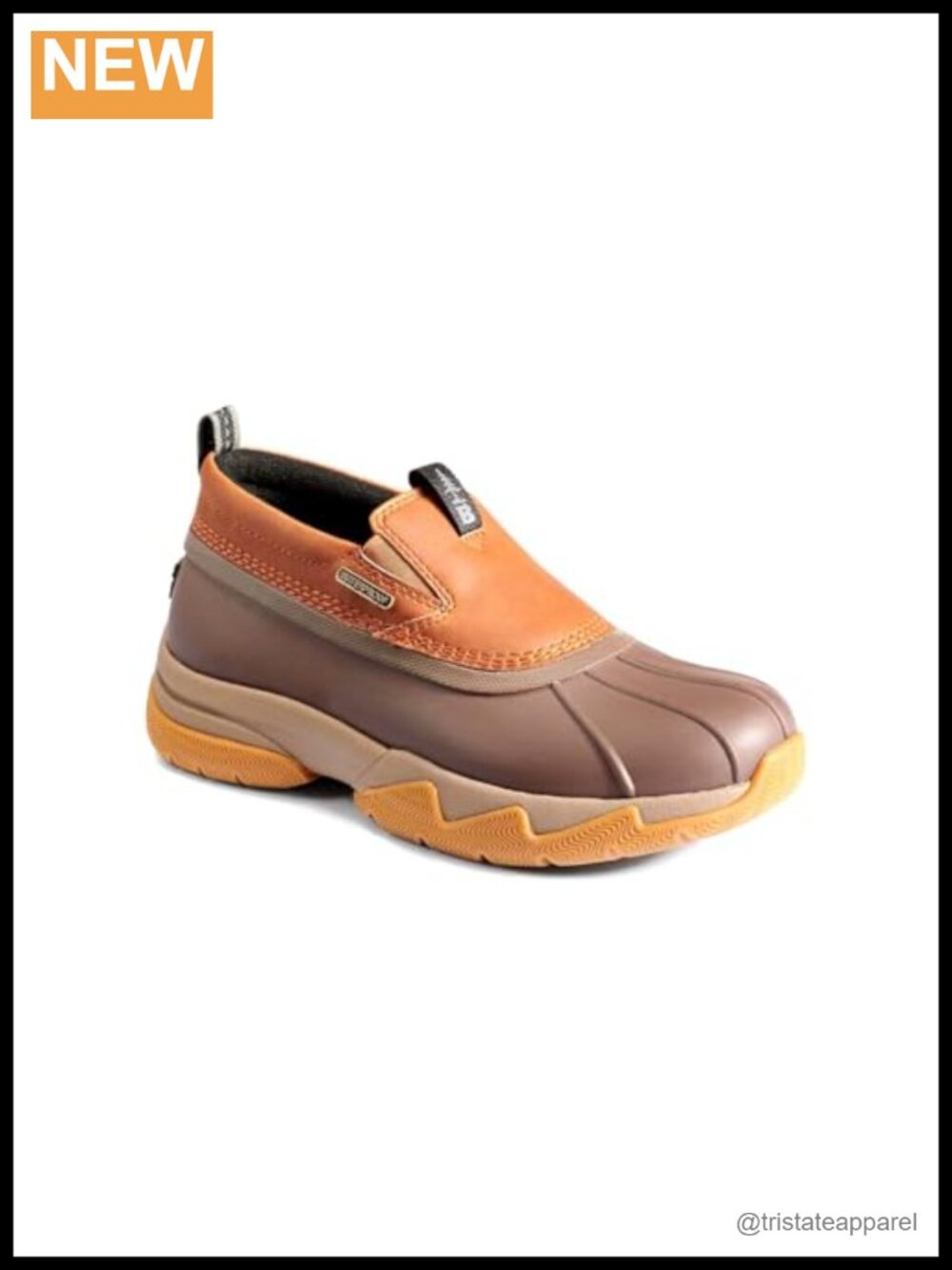 Women's Waterproof Slip-On Boots with Cushioned Insole, Synthetic PU Upper